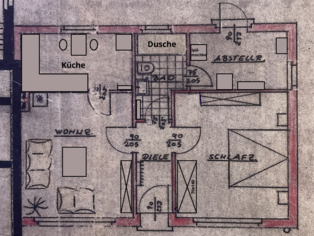 Grundriss Ferienwohnung Mia