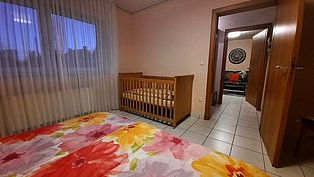 Schlafzimmer Ferienwohnung Mia