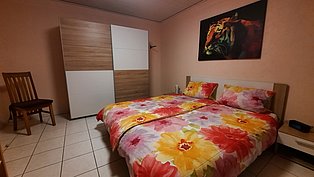 Schlafzimmer Ferienwohnung Mia